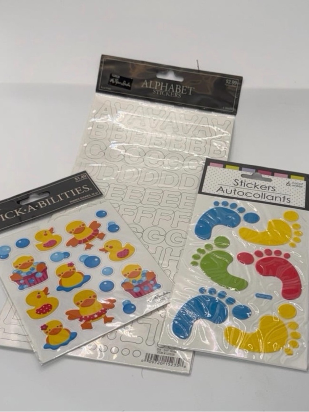 Baby Duckie Bath Time Sticker Set